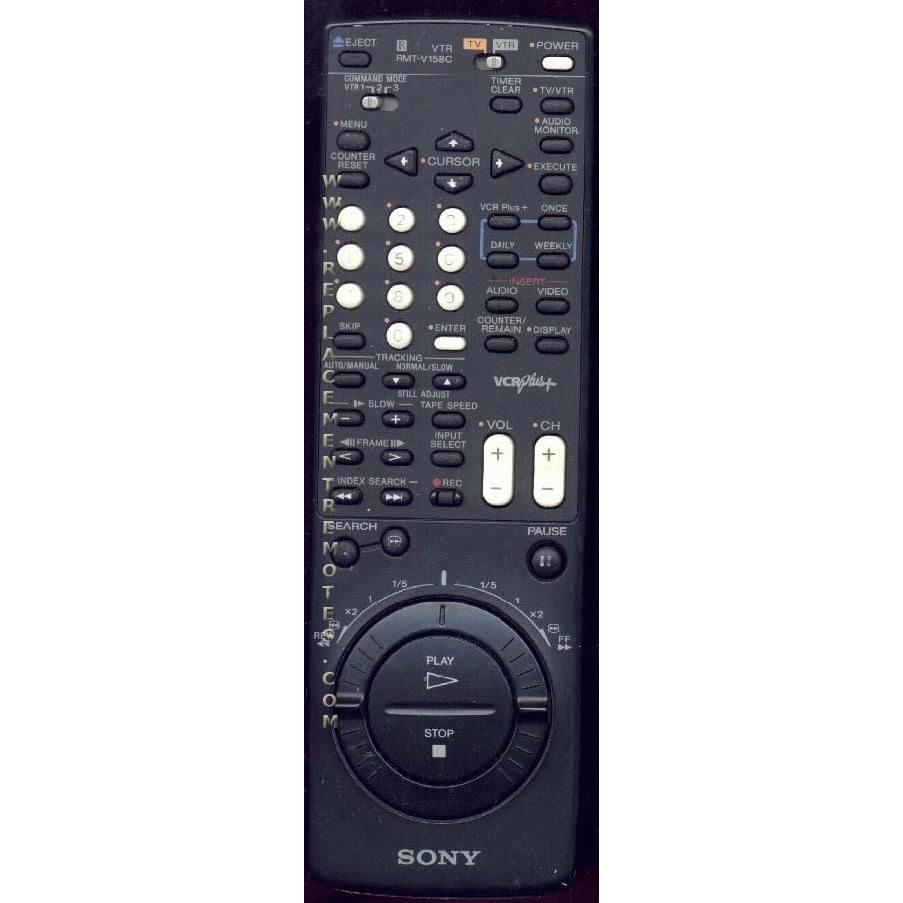 Sony RMT-V158C VCR Remote Control - 147348312 - RMTV158C