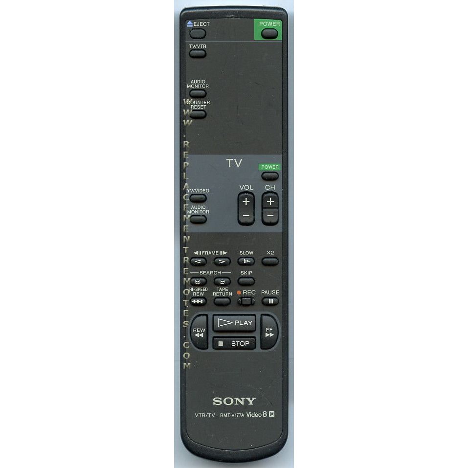 Sony RMT-V177A VCR Remote Control - 147334711 - RMTV177A