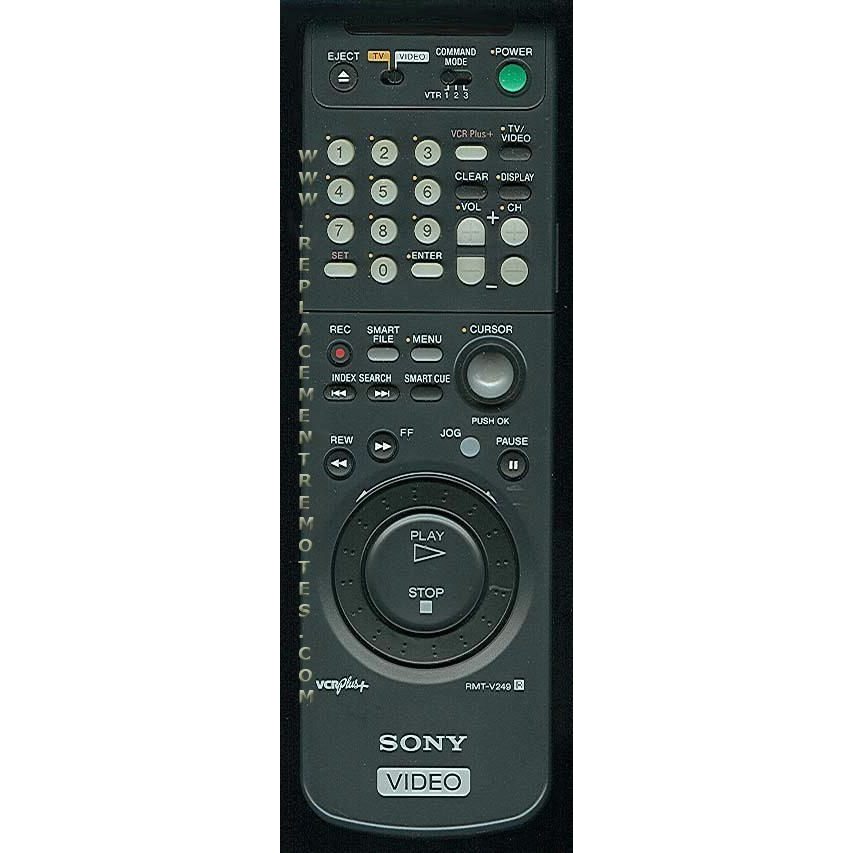 Sony RMT-V249 VCR Remote Control - RMT-V249 - RMTV249