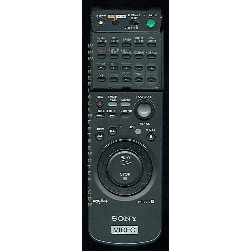 Sony RMT-V249 VCR Remote Control - RMT-V249 - RMTV249