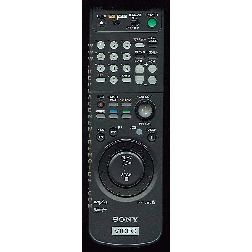 Sony RMT-V250 VCR Remote Control - 147574921 - RMTV250