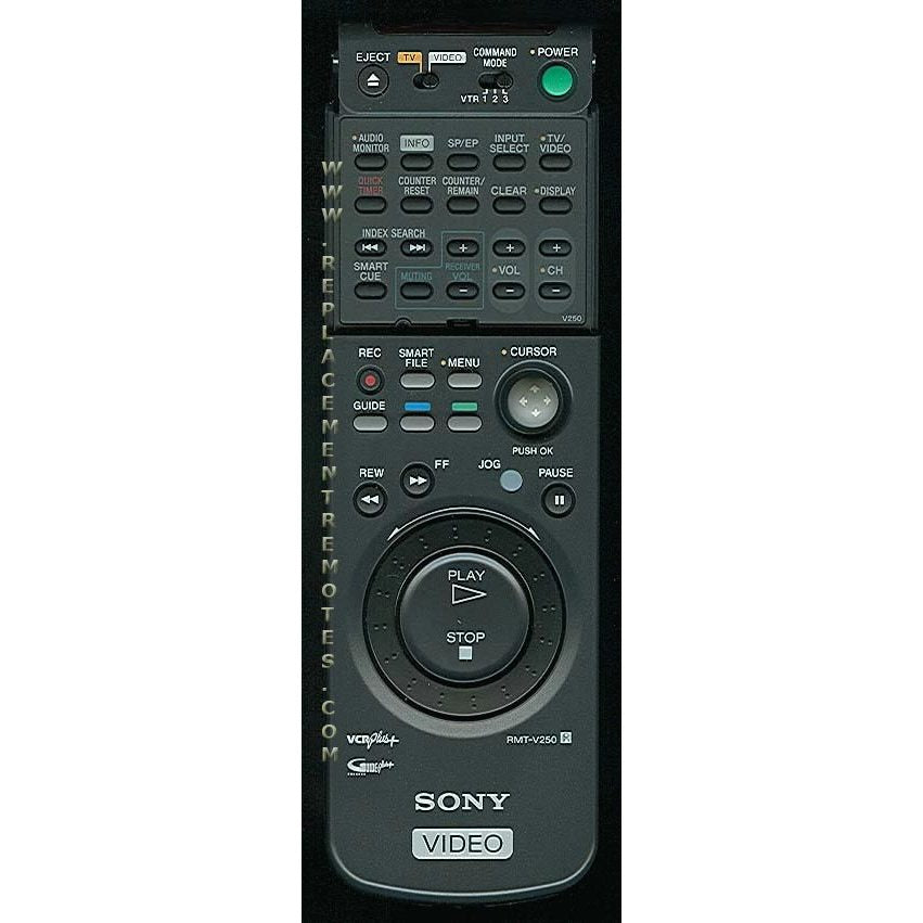 Sony RMT-V250 VCR Remote Control - 147574921 - RMTV250