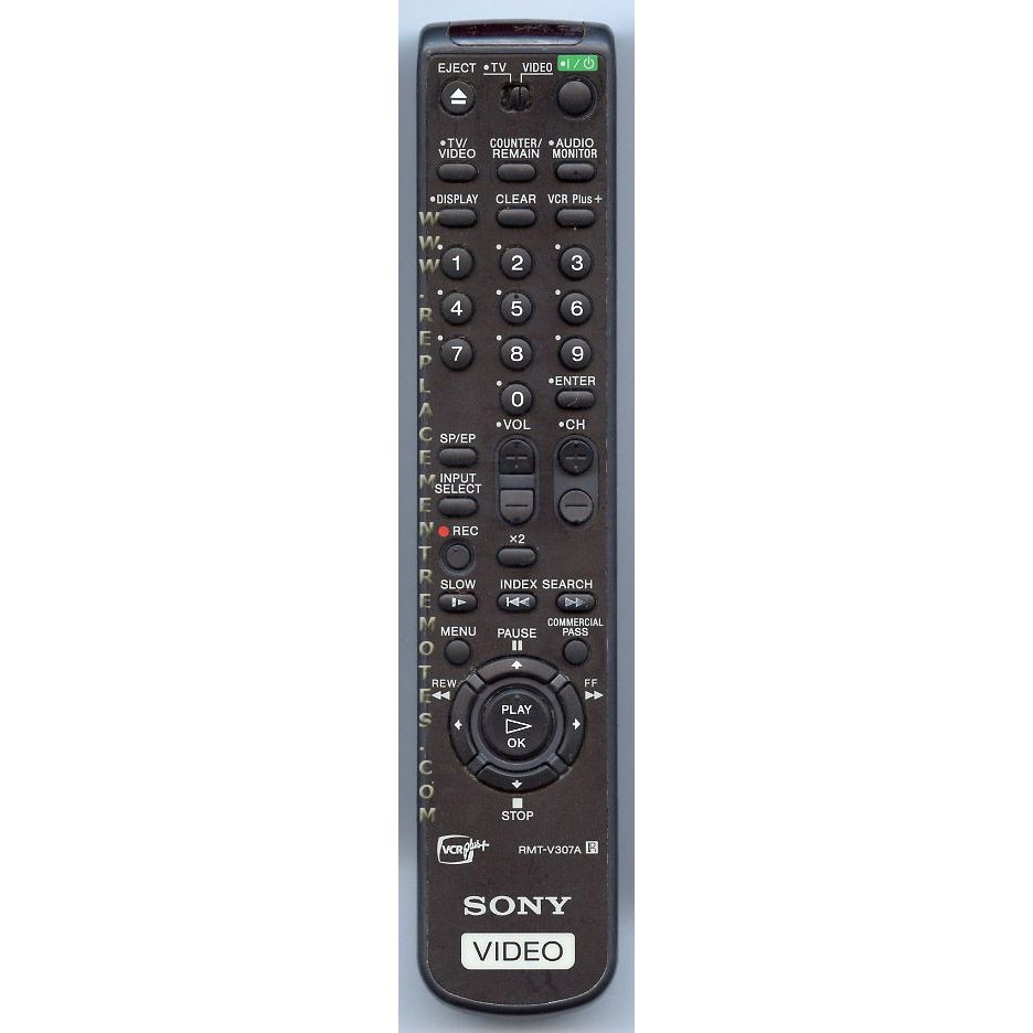 Sony RMT-V307A VCR Remote Control - RMT-V307A - RMTV307A