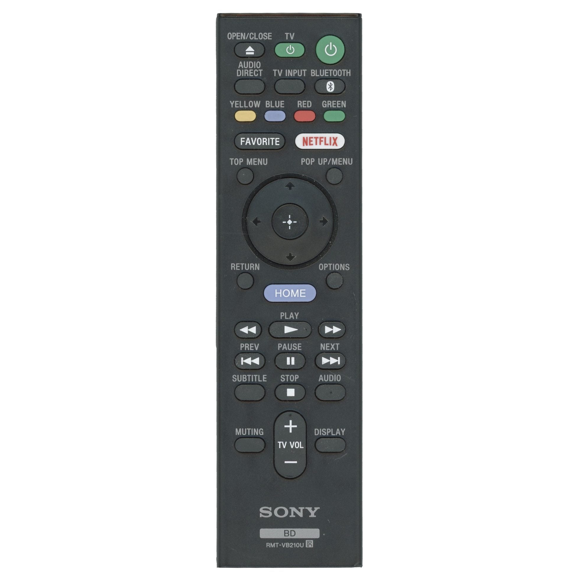 Sony RMT-VB210U Blu-ray Home Theater Remote Control - 149316711 - RMTVB210U
