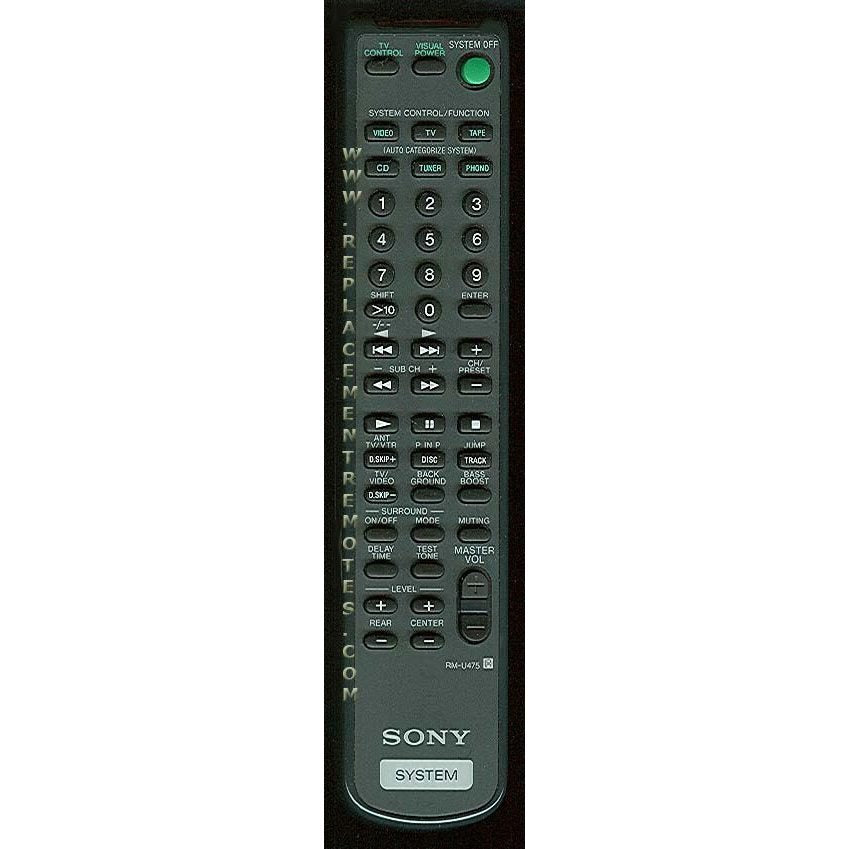 Sony RM-U475 Audio Remote Control - RMU475