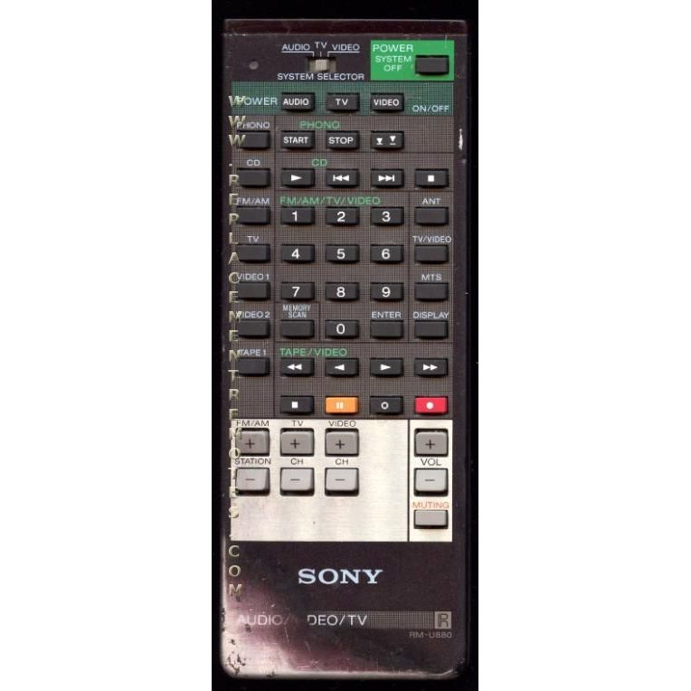 Sony RM-U880 Audio Remote Control - RMU880