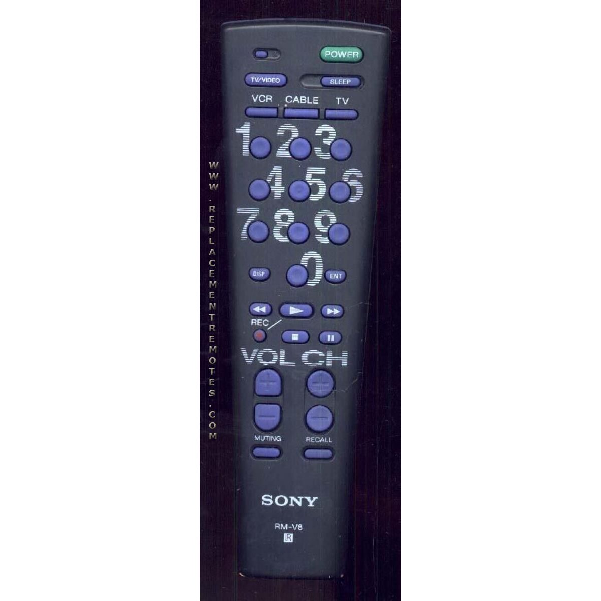 Sony RM-V8 TV Remote Control - RMV8