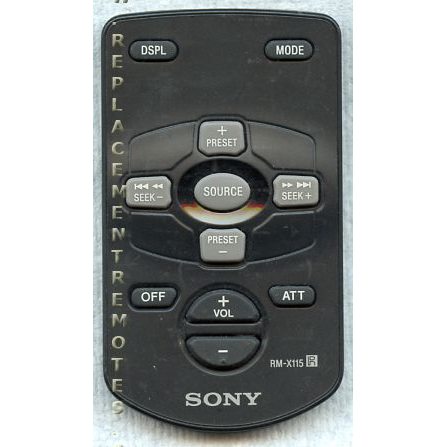 Sony RM-X115 Audio Remote Control - RMX115