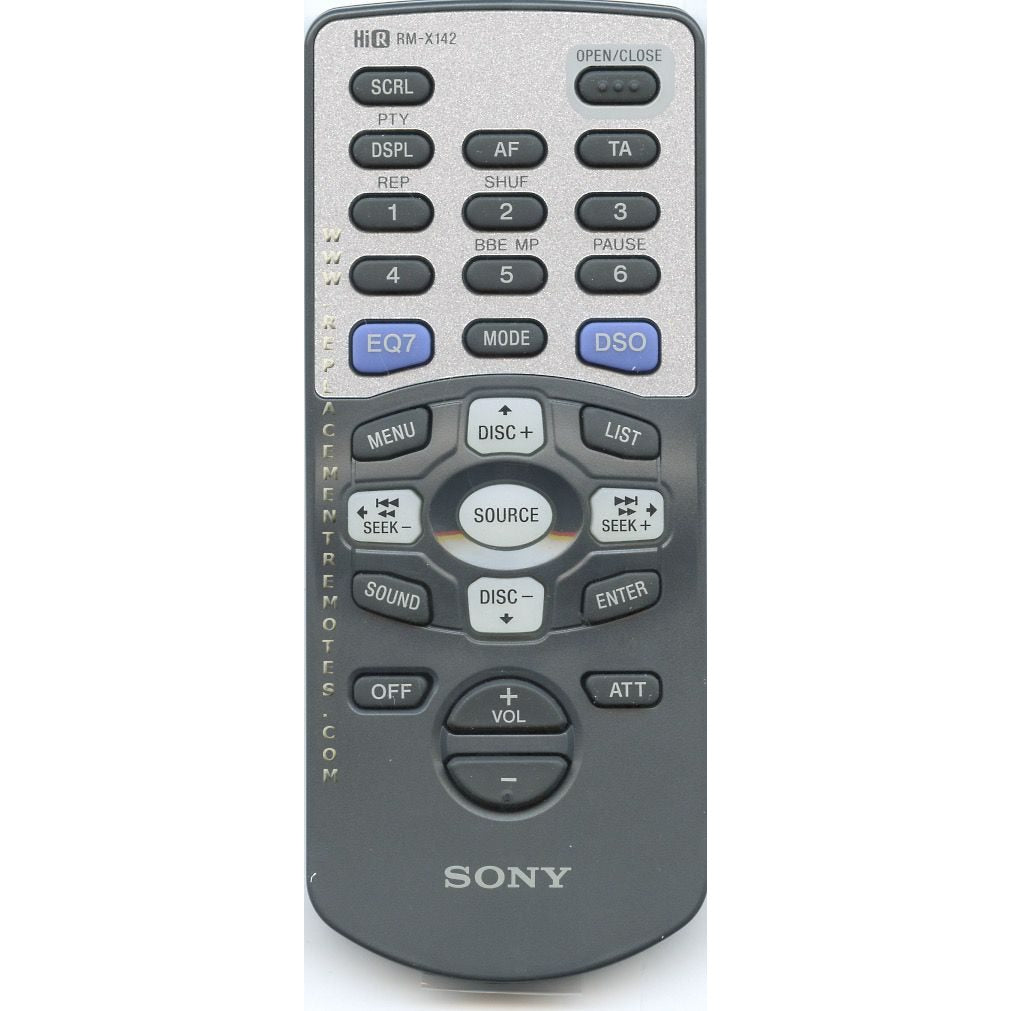 Sony RM-X142 Audio Remote Control - RMX142