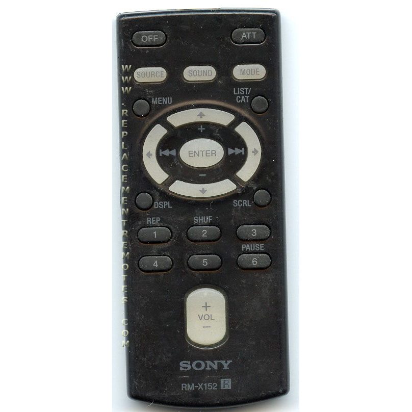 Sony RM-X152 Car Stereo Audio Remote Control - 147907721 - RMX152