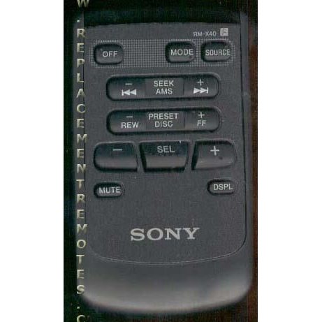 Sony RM-X40 Audio Remote Control - RMX40