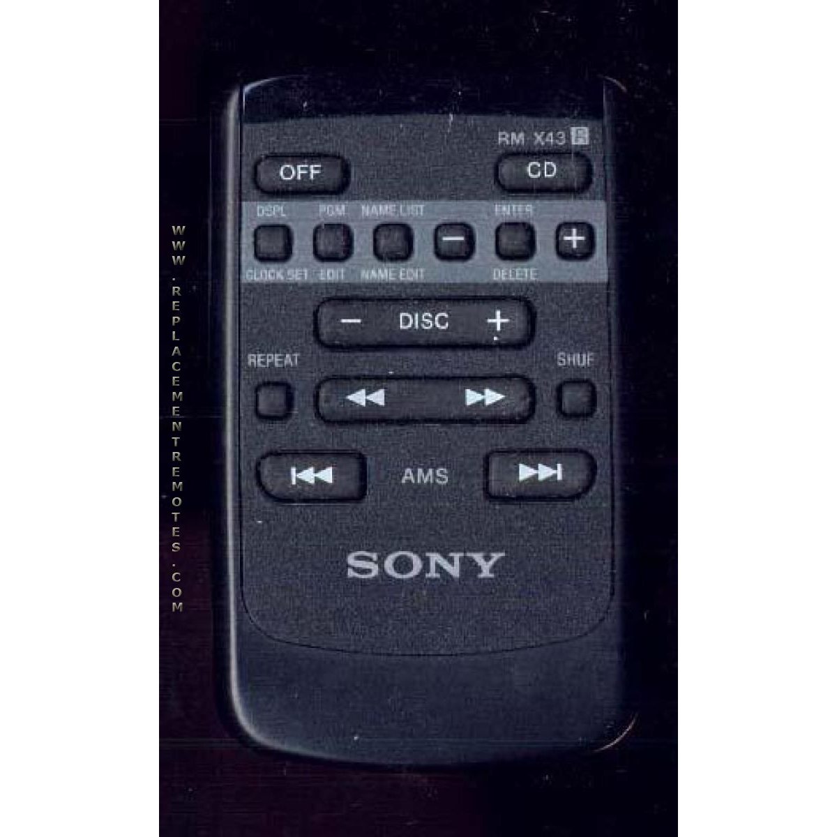 Sony RM-X43 Car Audio Remote Control - RMX43