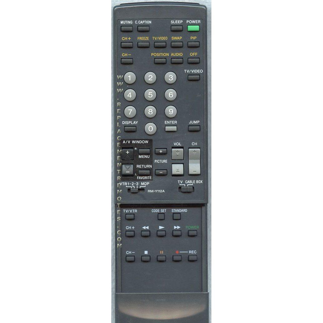 Sony RM-Y112A TV Remote Control - RMY112A