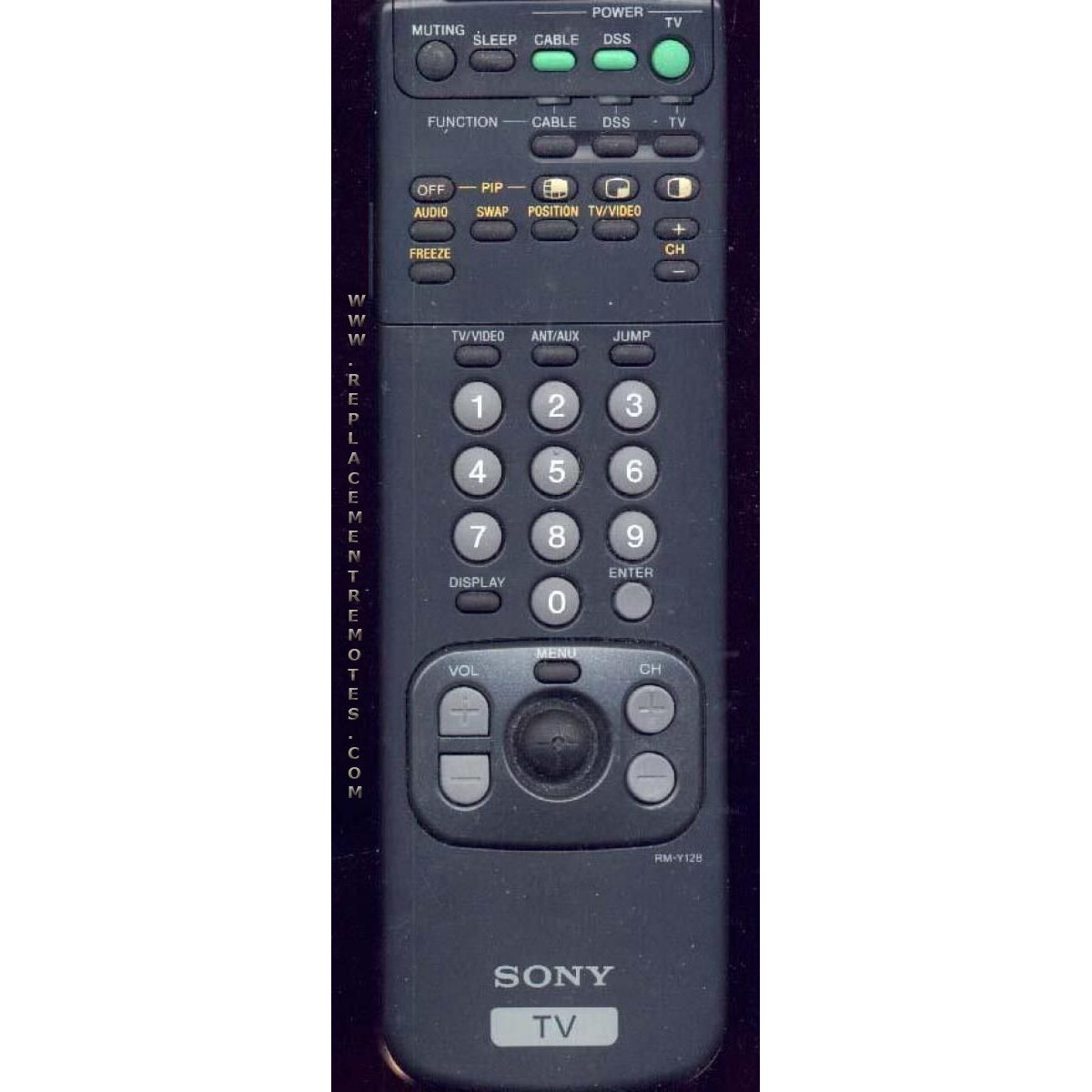 Sony RM-Y128 TV Remote Control - RMY128