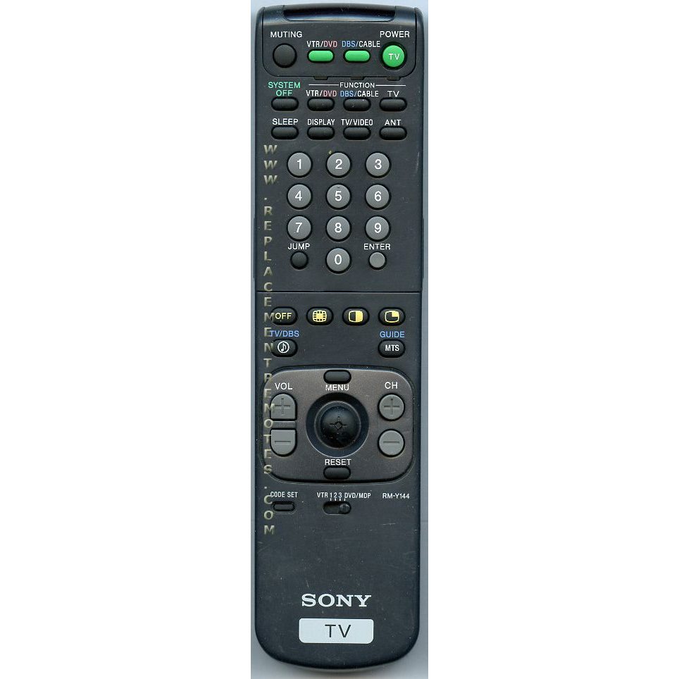 Sony RM-Y144 TV Remote Control - RMY144