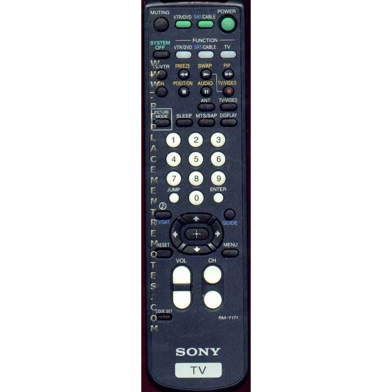 Sony RM-Y171 TV Remote Control - RMY171