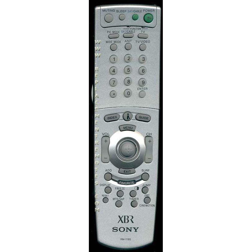 Sony RM-Y185 TV Remote Control - RMY185