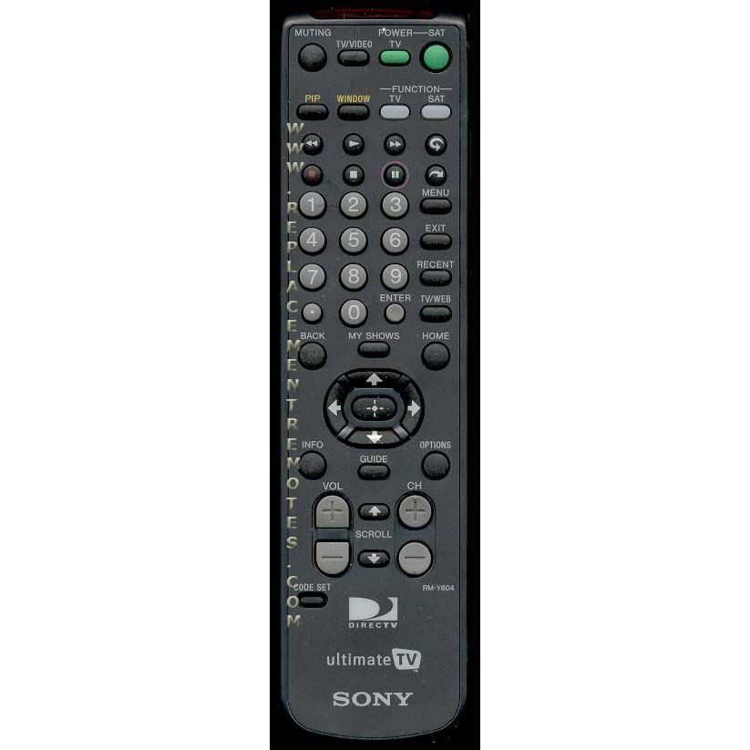 Sony RM-Y804 Satellite Remote Control - RMY804