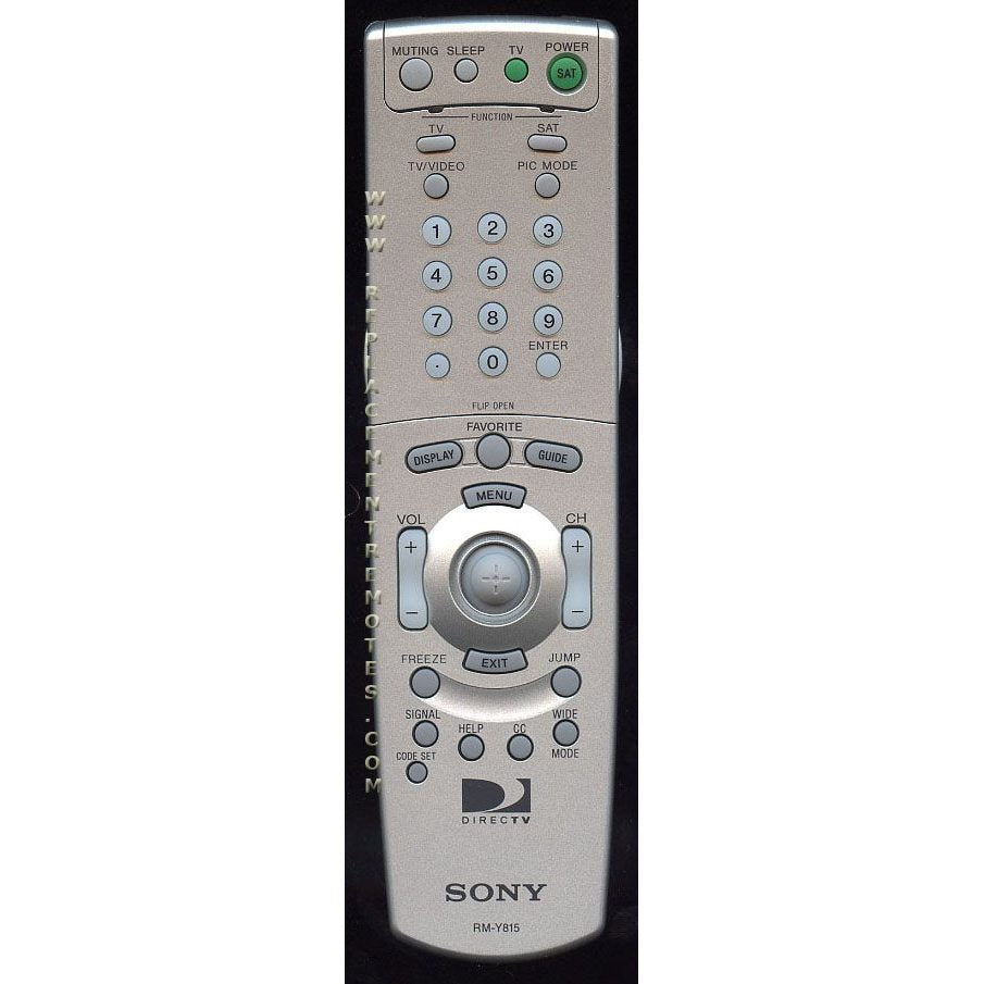 Sony RM-Y815 Satellite Remote Control - RMY815