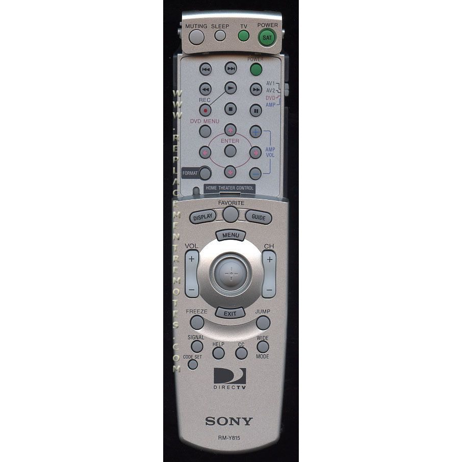 Sony RM-Y815 Satellite Remote Control - RMY815
