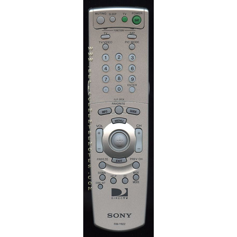 Sony RM-Y822 Satellite Remote Control - RMY822