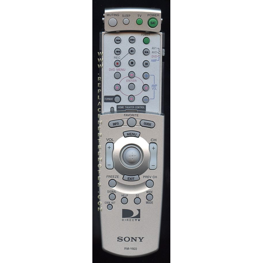 Sony RM-Y822 Satellite Remote Control - RMY822