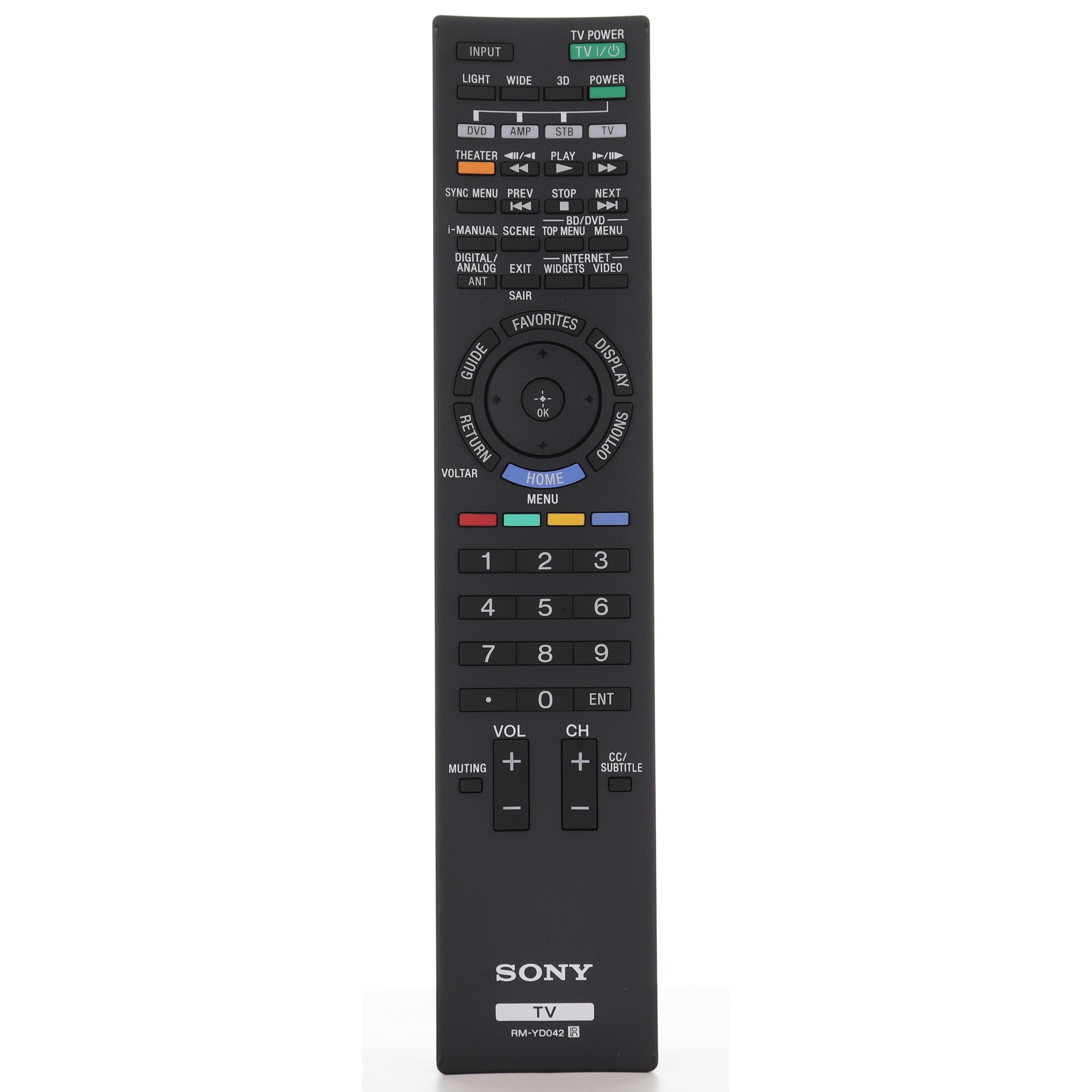 Sony RM-YD042 TV Remote Control for KDL40NX717, KDL55NX817 - 1-487-712-12