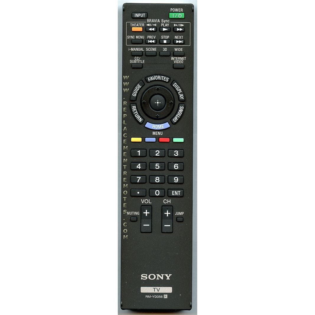 Télécommande pour téléviseur Sony RMYD056