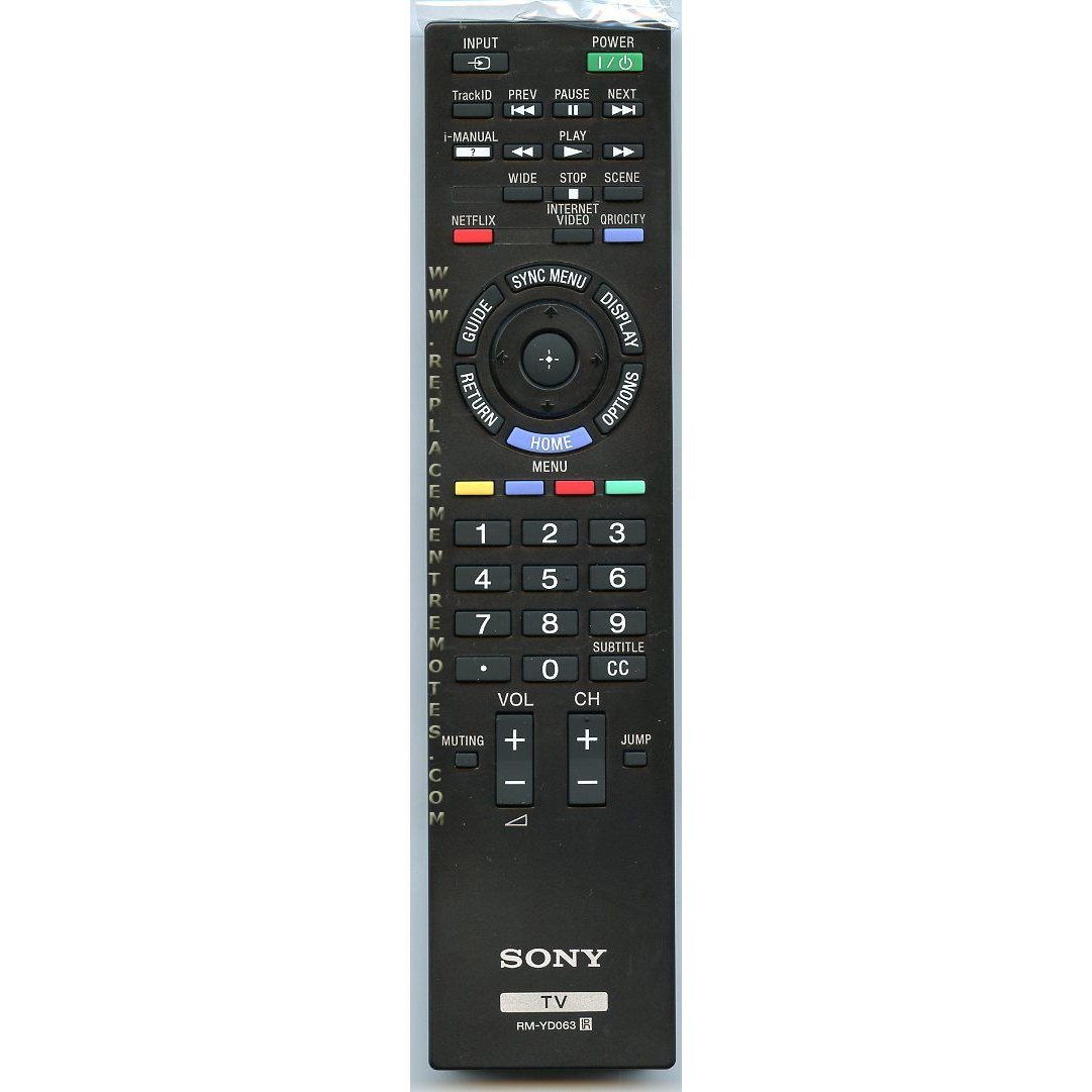 Sony RM-YD063 TV Remote Control - RMYD063