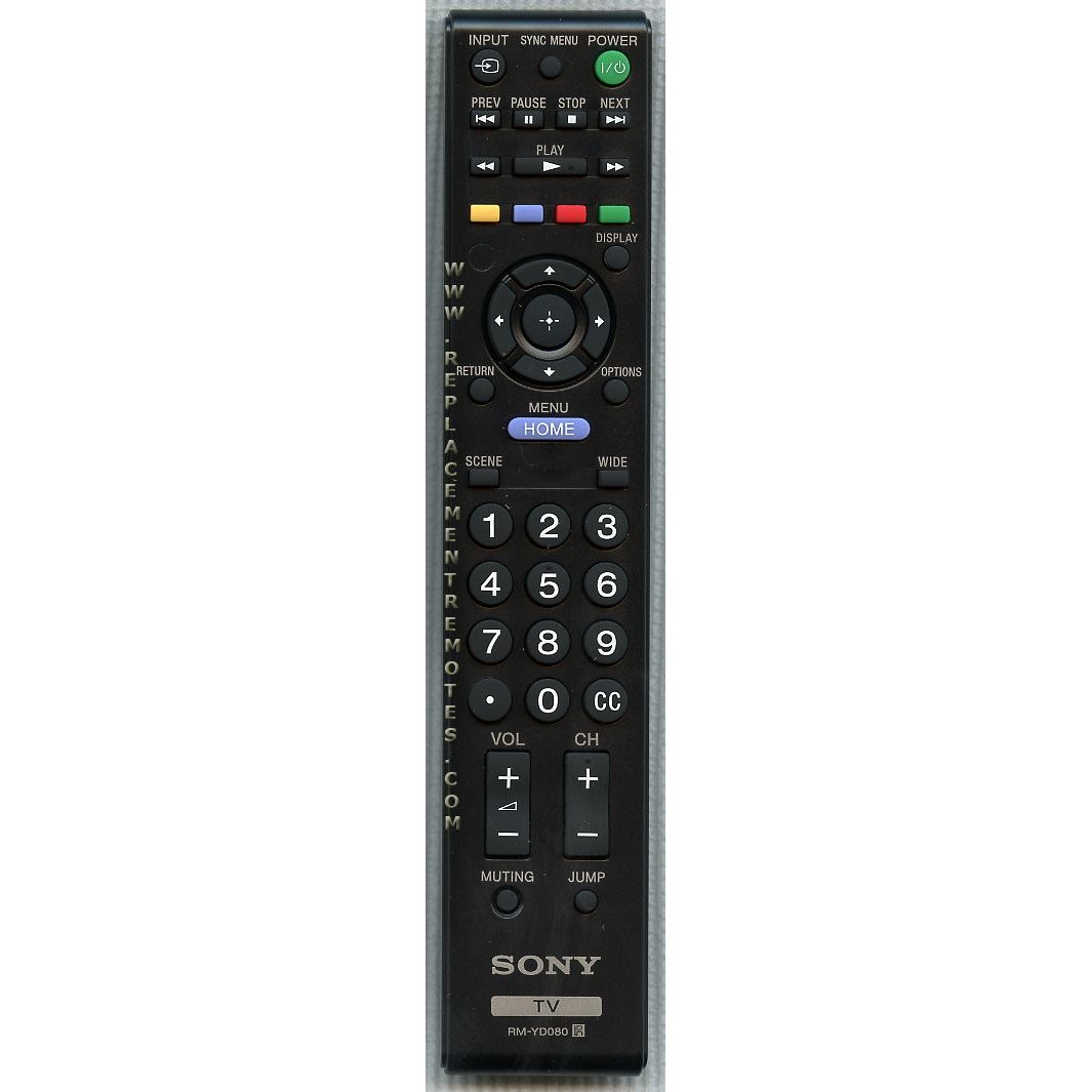 Control remoto para televisor Sony RMYD080