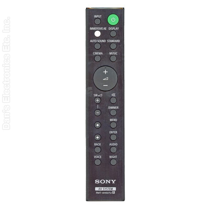 Sony RMT-AH507U Sound Bar Remote Control - 100422111 - RMTAH507U