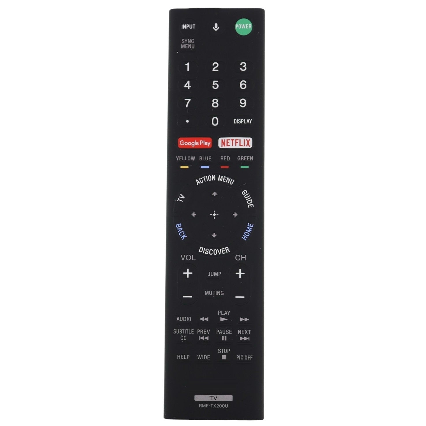 Sony RMF-TX621U Backlit Smart TV Remote Control with Voice | Metal Fro