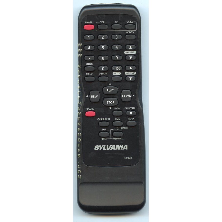 Control remoto para videograbadora Sylvania N9393
