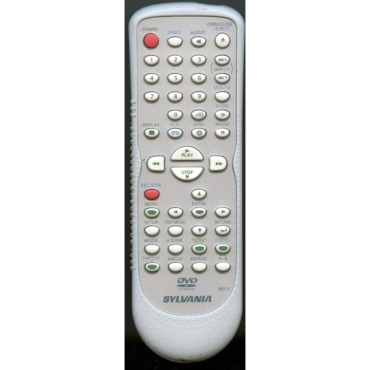 Control remoto de DVD Sylvania NB111UD