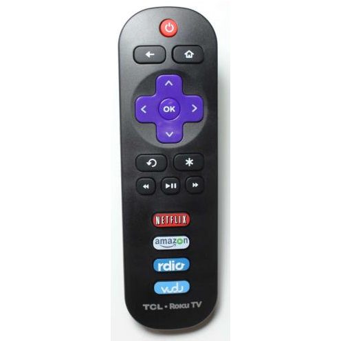 TCL RC280 Roku IR TV Remote Control | Netflix | Amazon | Rdio | Vudu