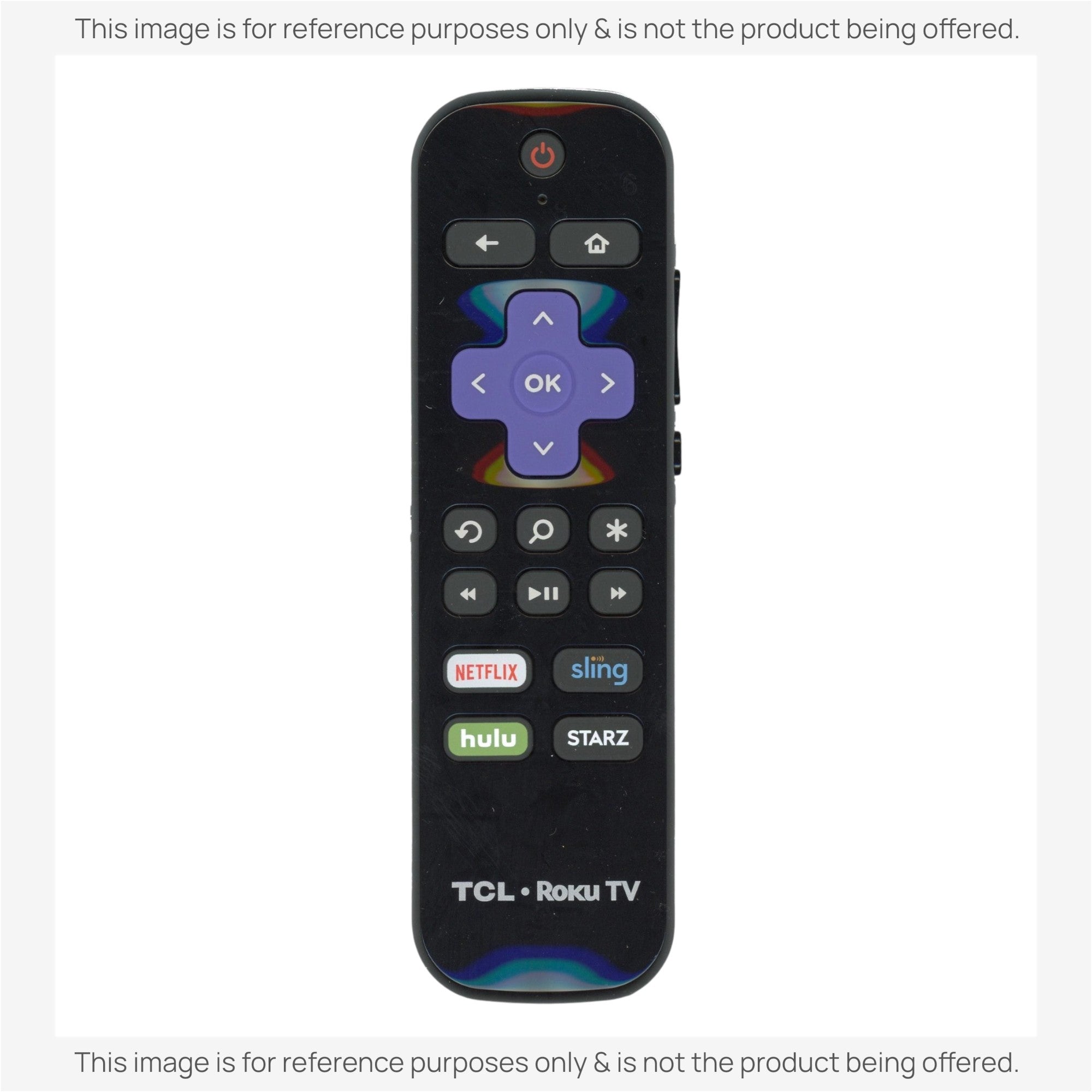 Substitute for TCL BRC64 Roku TV Remote Control 06-RFZNWF-BRC64 [RCGZ1