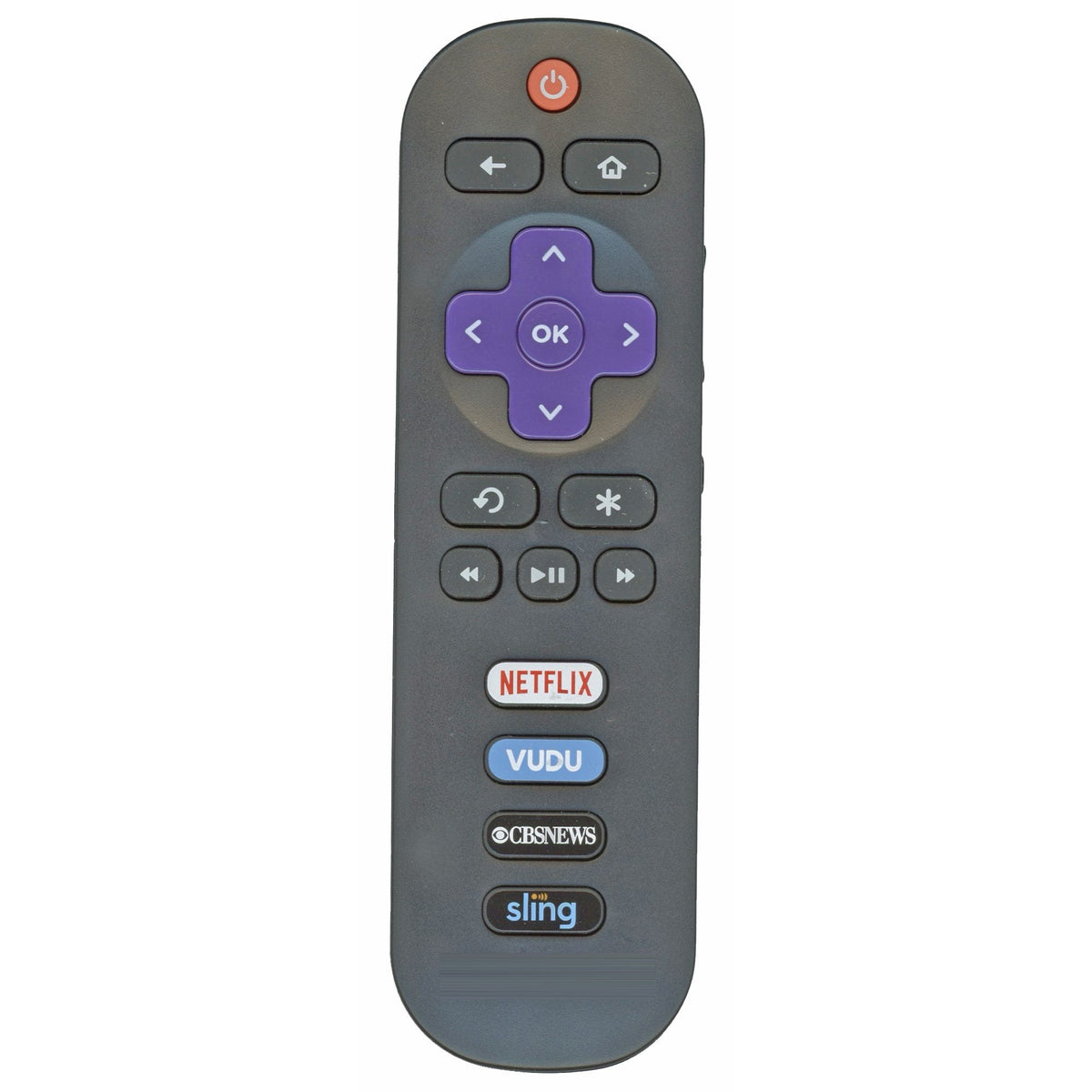 Control remoto para TV TCL RC280 Roku - Netflix, Vudu, CBS, Sling - 06-IRPT20-GRC280