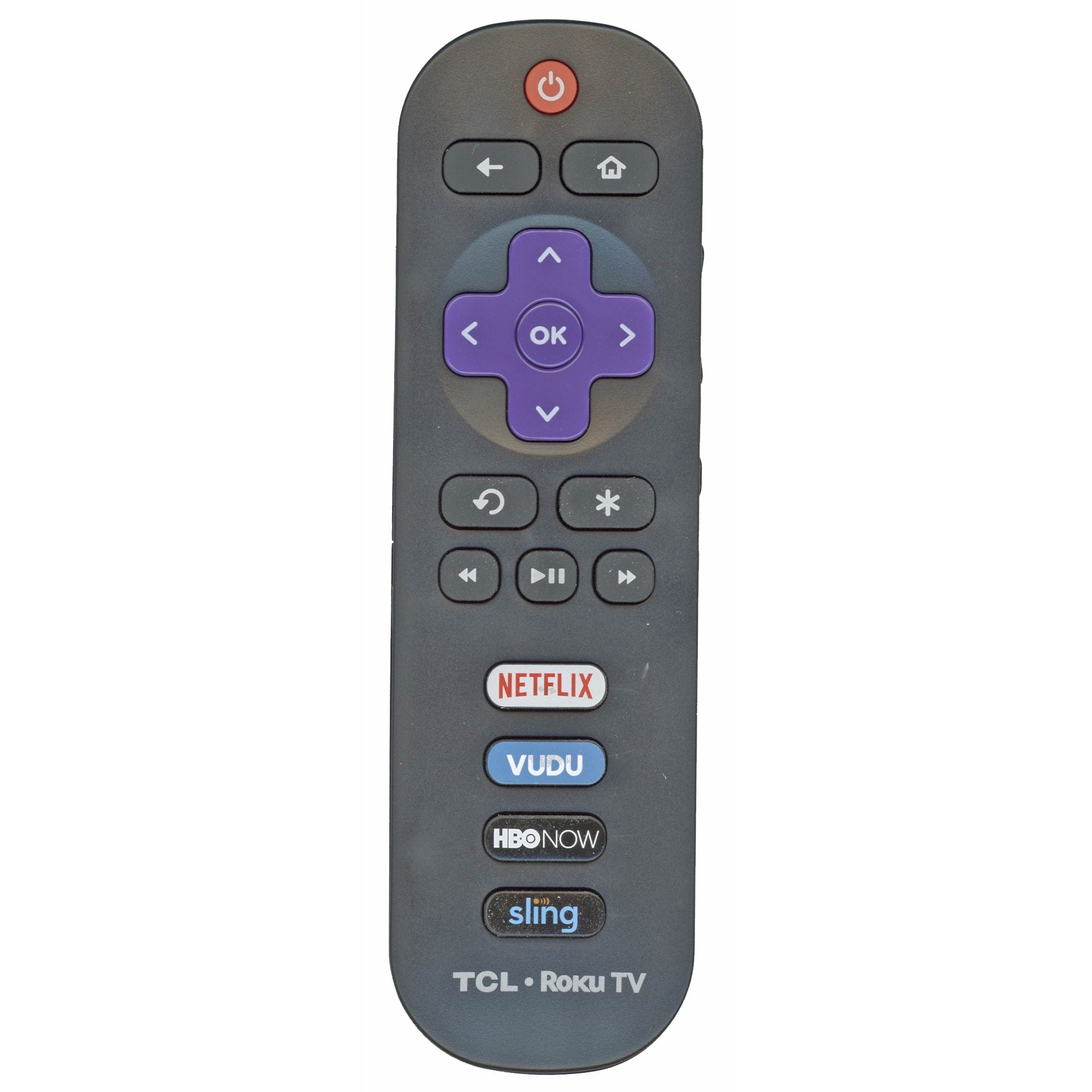 TCL RC280 Roku TV Remote Control | Netflix | Vudu | HBO | Sling - 06-IRPT20-HRC280