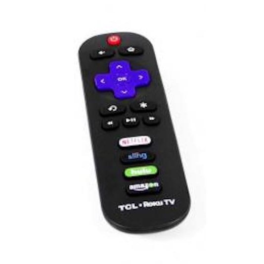 TCL RC280B Roku TV Remote Control  | Netflix | Sling | Hulu | Amazon - 06-IRPT20-NRC280B