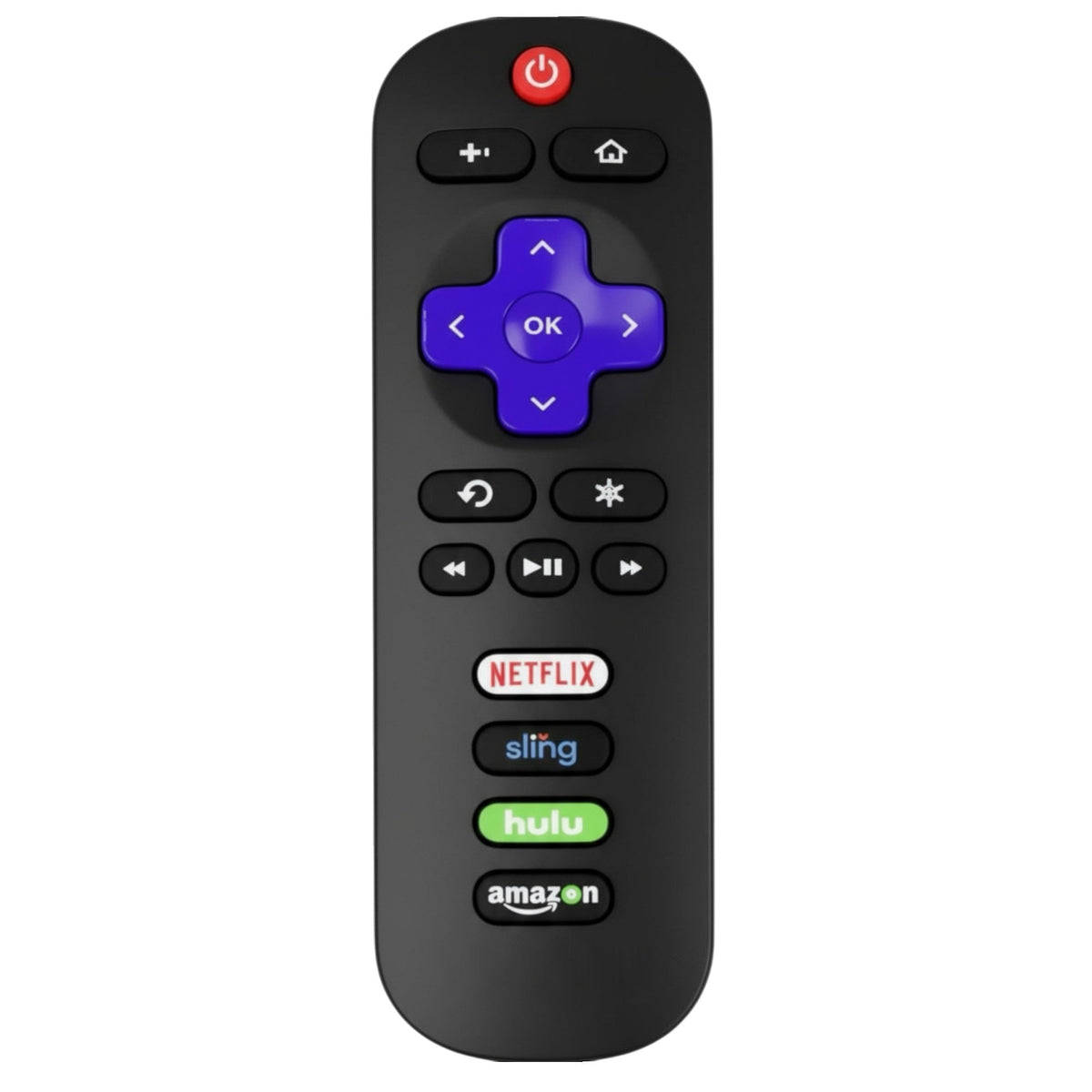 TCL RC280B Control remoto para TV Roku - 06-IRPT20-NRC280B