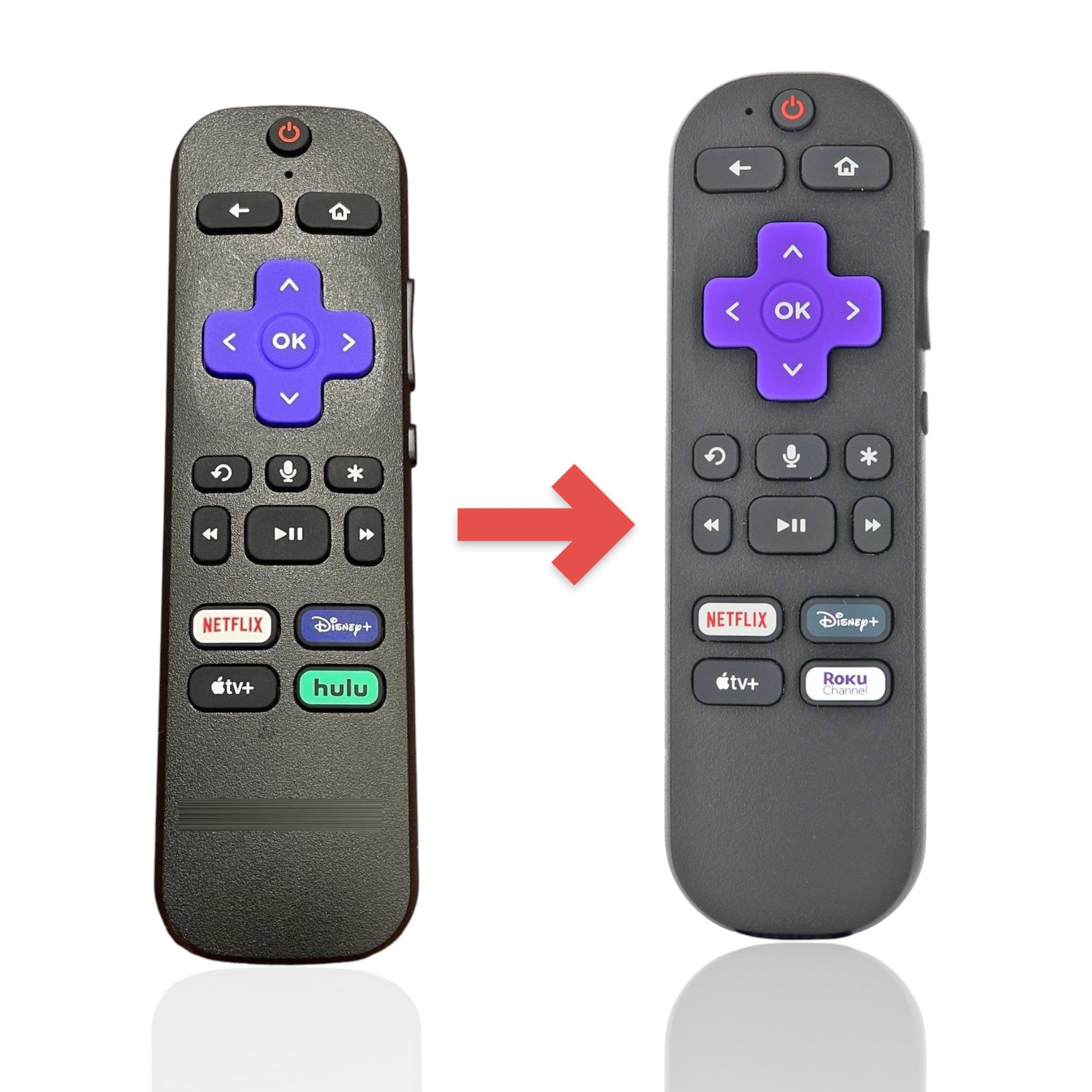TCL RCEL5 PARA ROKU con Control Remoto de Voz para TV - RC-EL5, 21001-000011