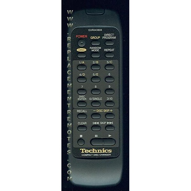 Télécommande CD Technics EUR643808