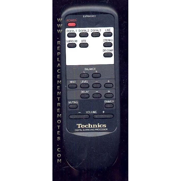 Télécommande audio Technics EUR645403