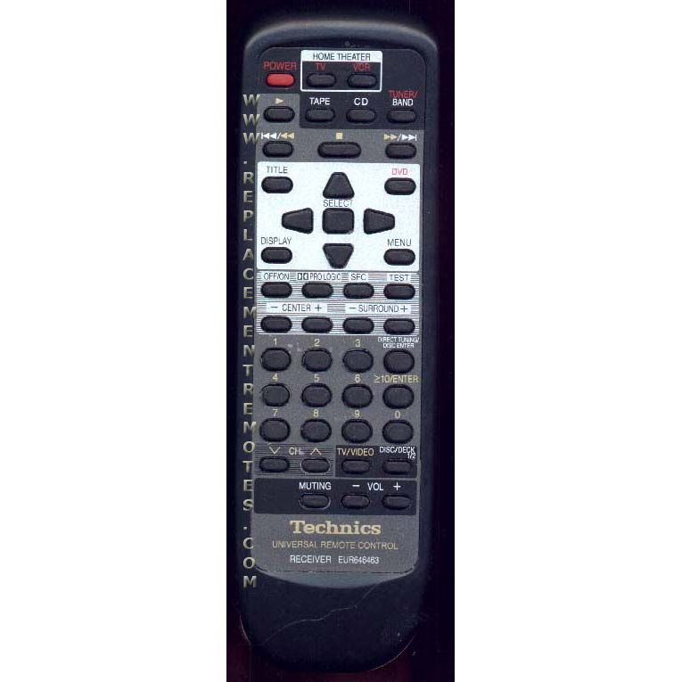 Télécommande récepteur Technics EUR646463