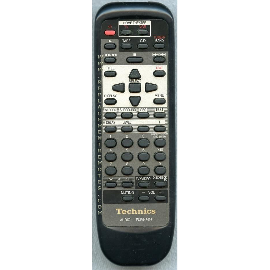 Control remoto de audio Technics EUR646474