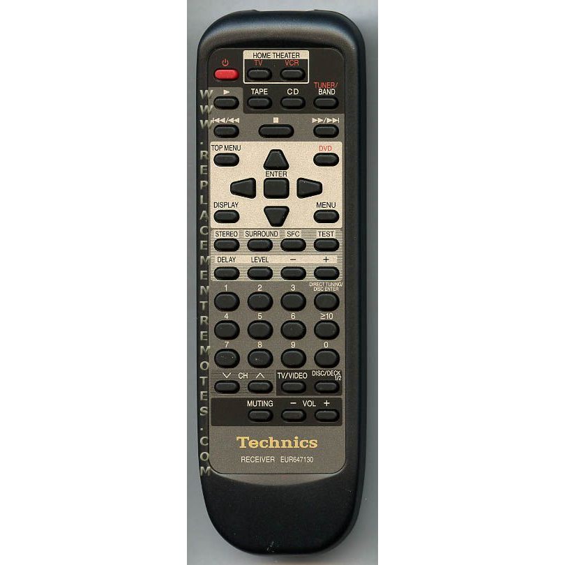 Control remoto del receptor Technics EUR647130