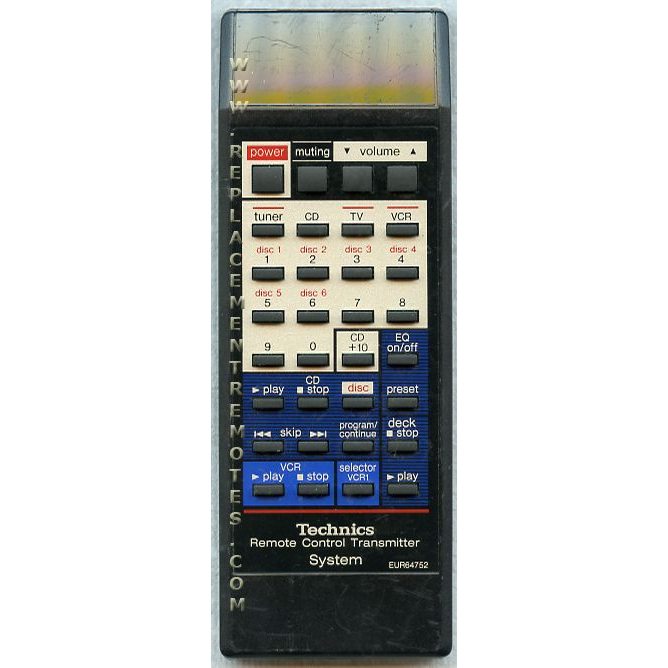Control remoto de audio Technics EUR64752