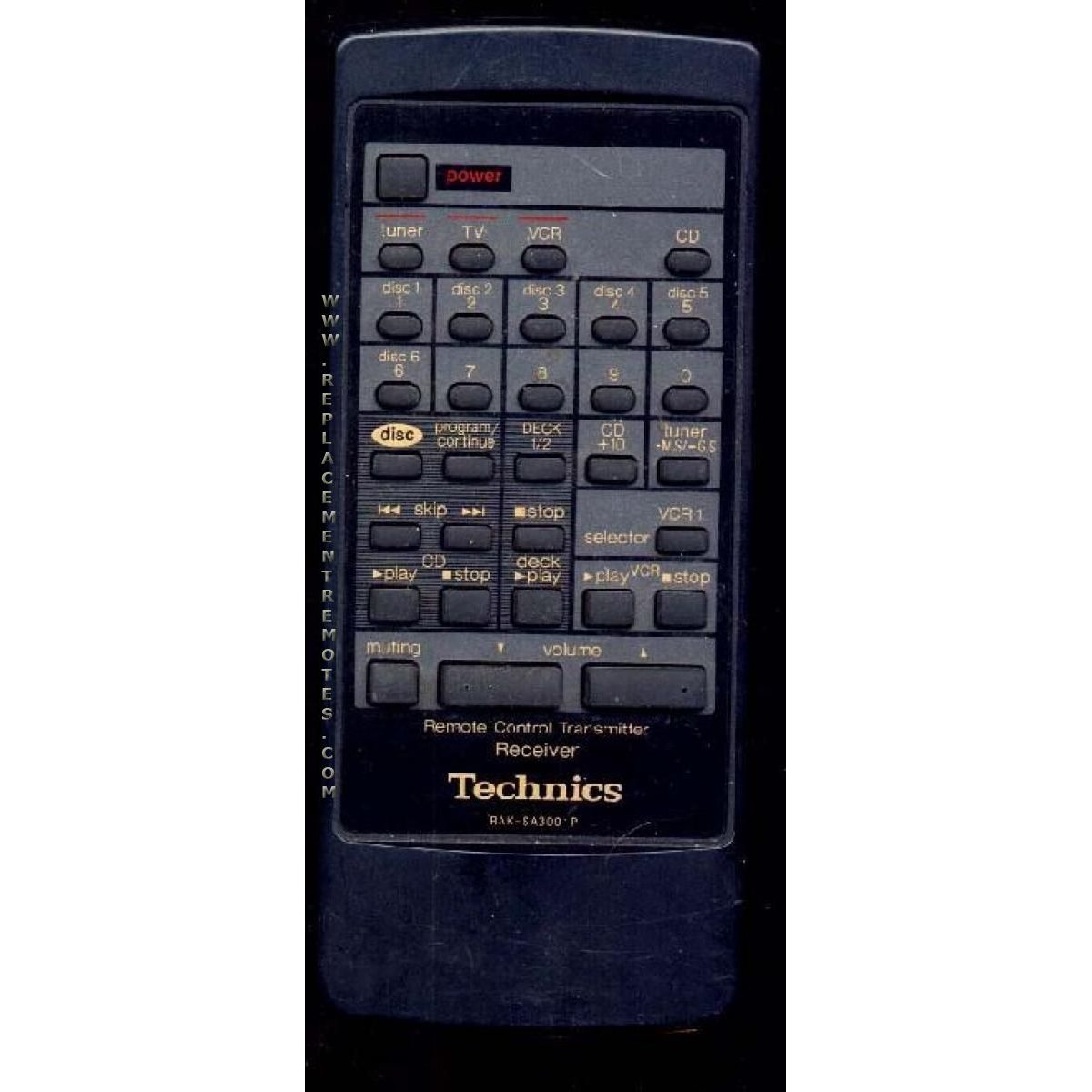 Control remoto del receptor Technics RAKSA3001P