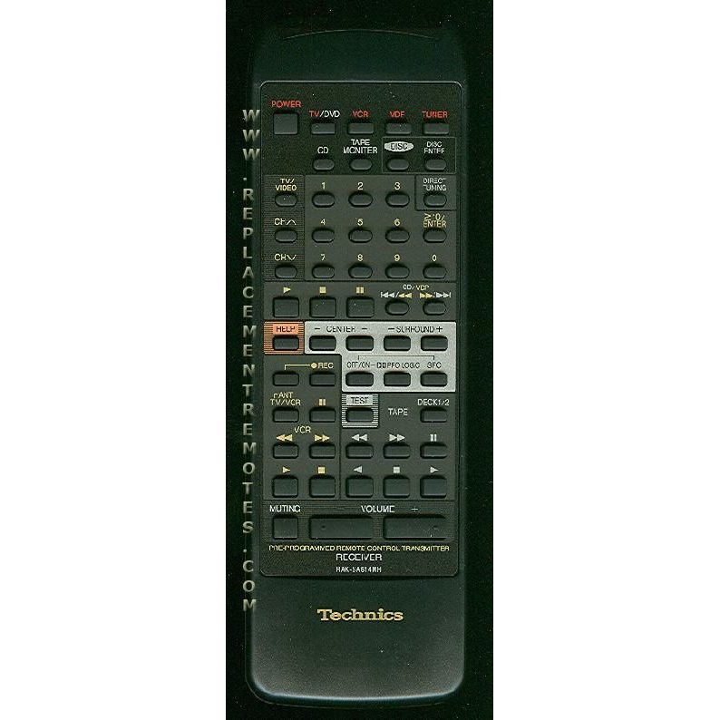 Control remoto de audio Technics RAKSA614MHP