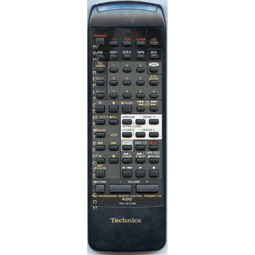 Control remoto de audio Technics RAKSA723MH